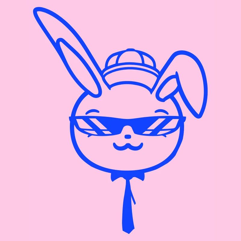 Lunettes de soleil lapin Cappy cravate Cool Hat Comic