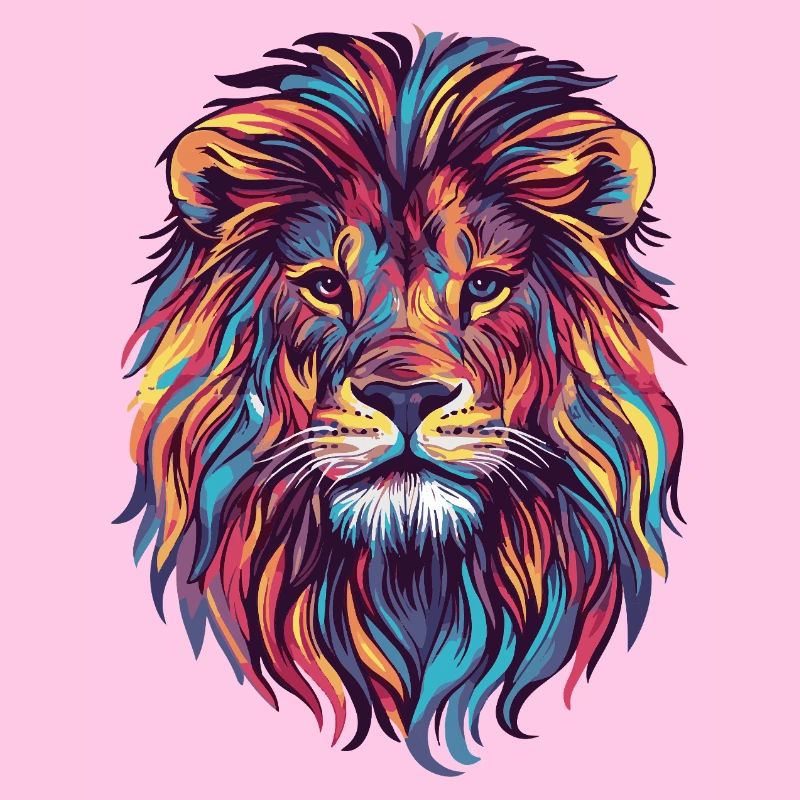 Lion Colorful