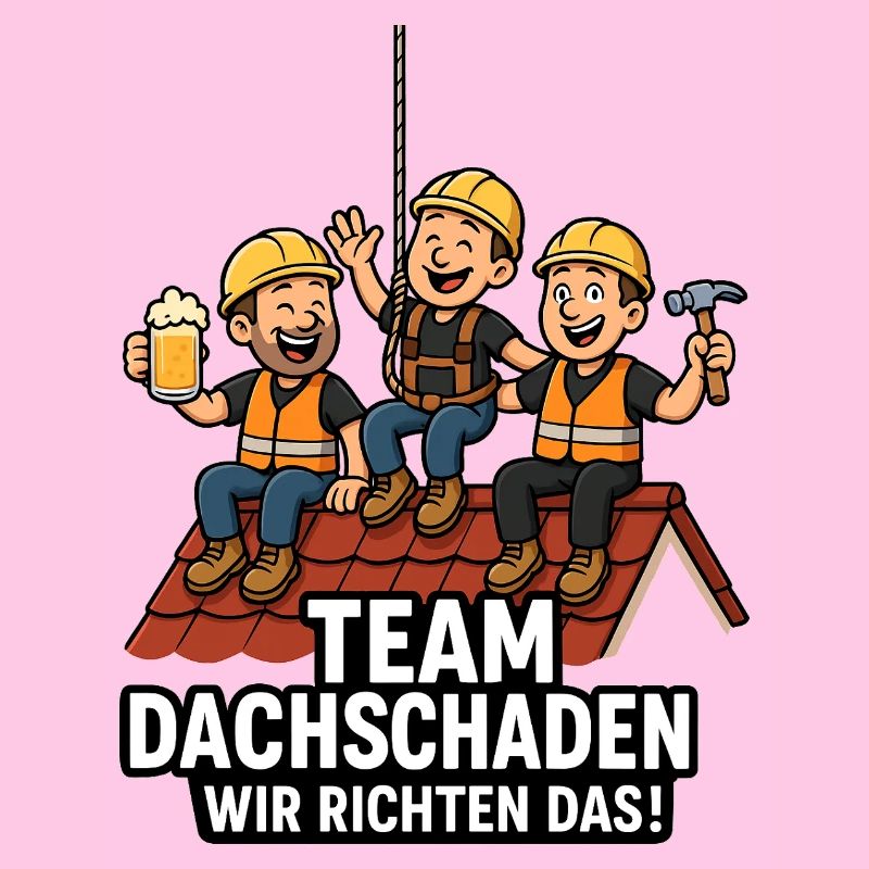 Team Dachschaden Dachdecker witzig