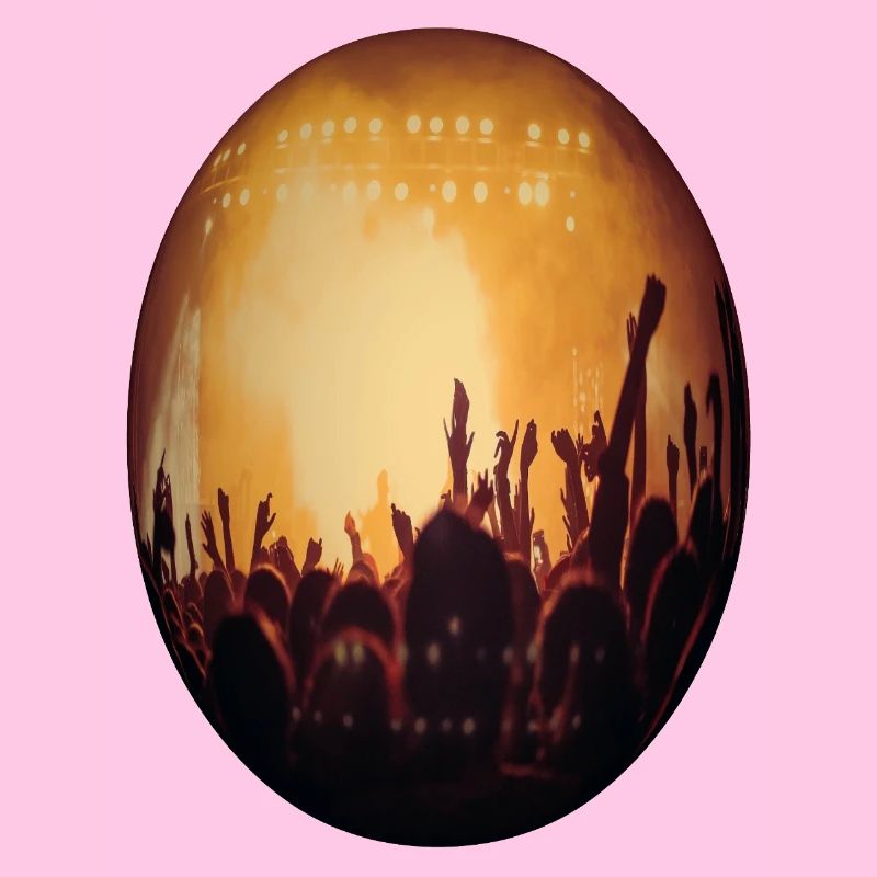 Konzertlicht: Crowdsilhouette