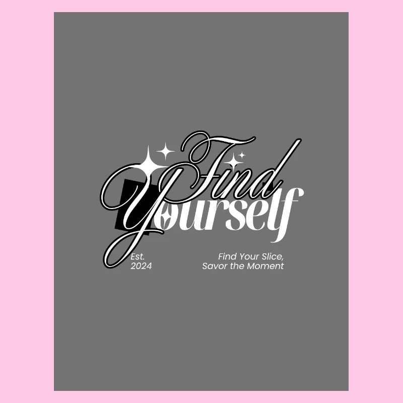 Find Yourself Monochrome Script