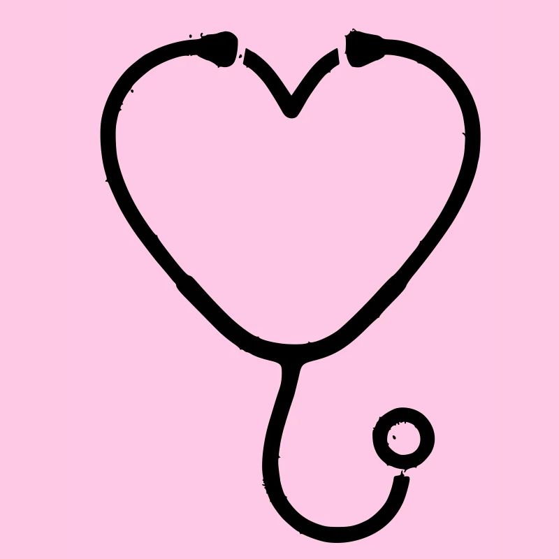 Plan de médecine cardiaque par stéthoscope