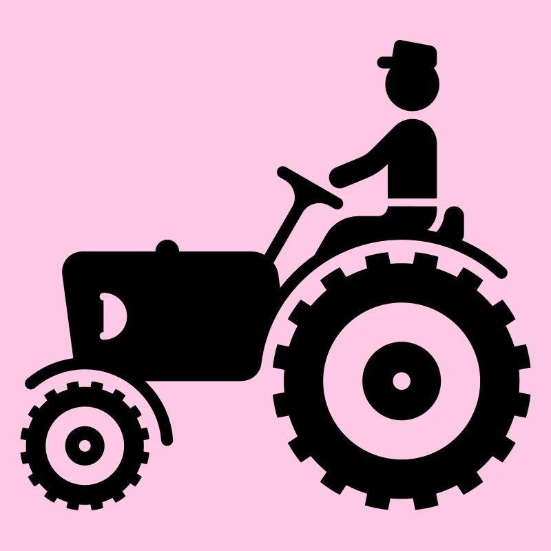Farmer With Tractor