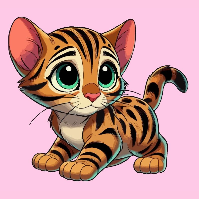 Bébé chat Bengal