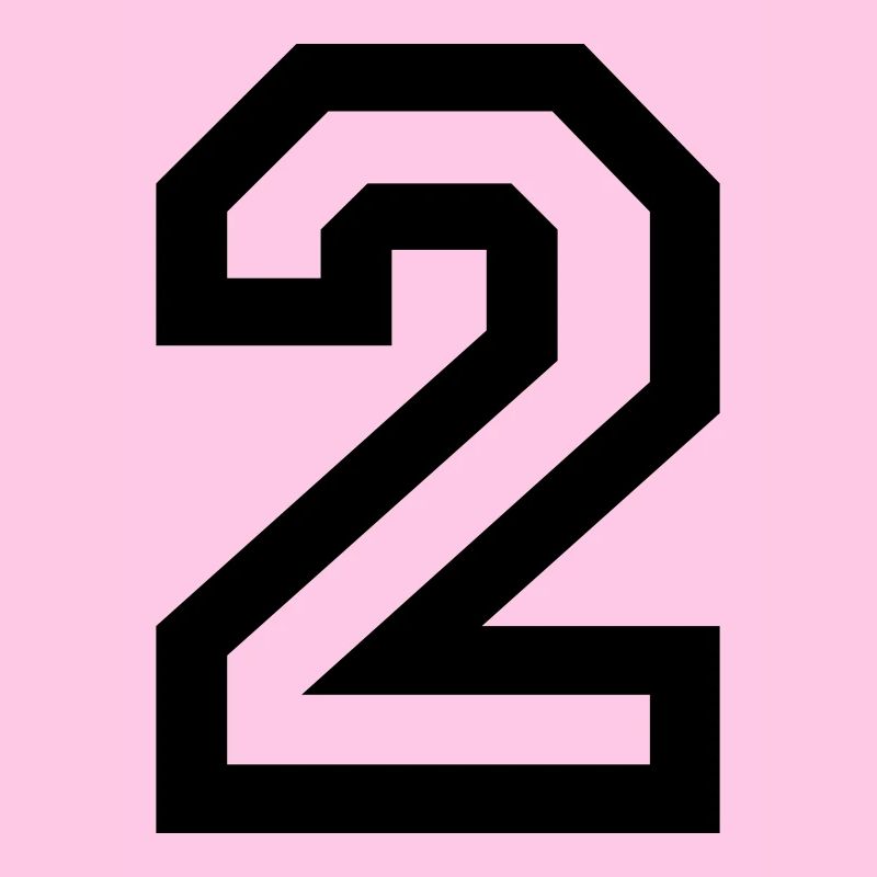 number - 2 - two