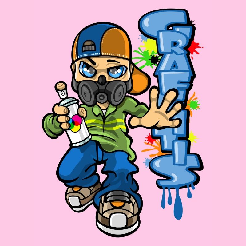 B-Boy und Graffiti