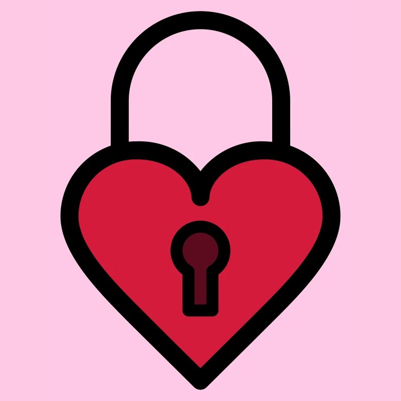 Cadenas, serrure d'amour