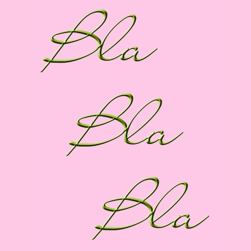 Bla Bla Triple Green Script