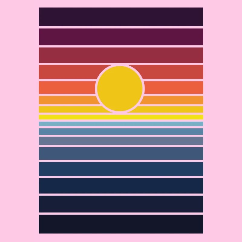 le coucher du soleil