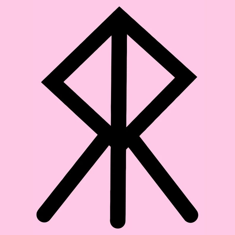 Moed Wikinger-Rune COURAGE