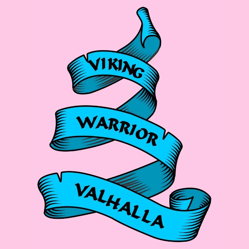 Wikinger Wimpel oder Banner blau