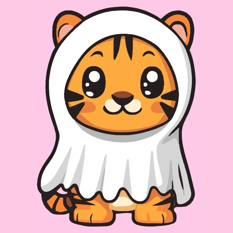 Tiger Halloween Comic Geist