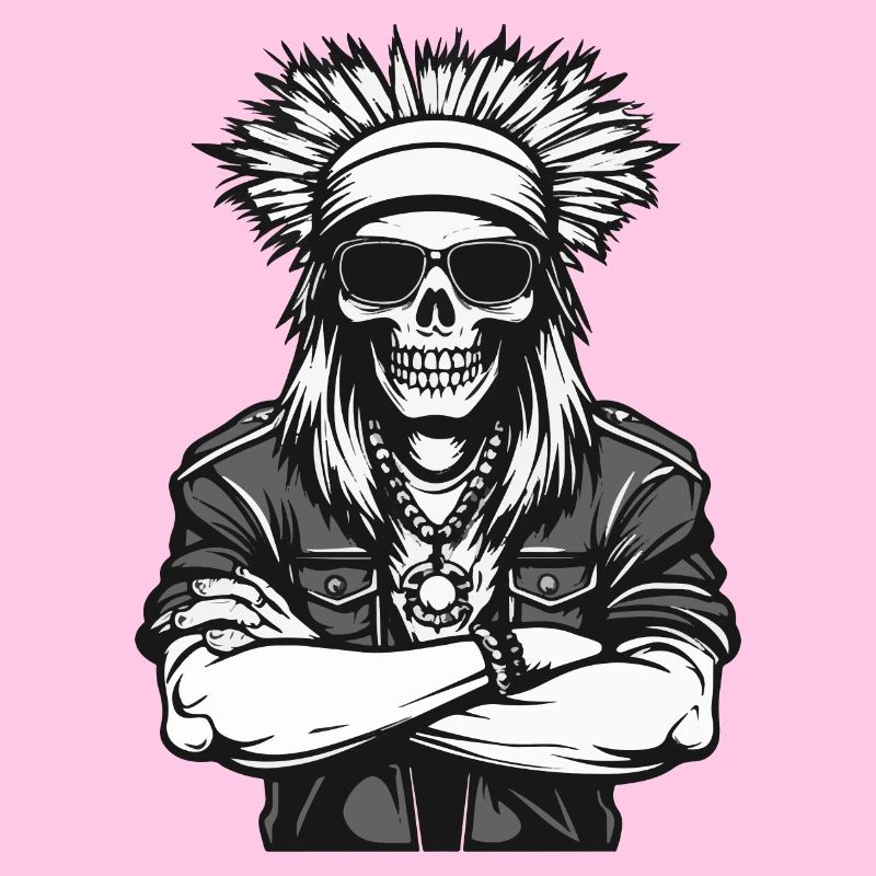 indianer apache skull