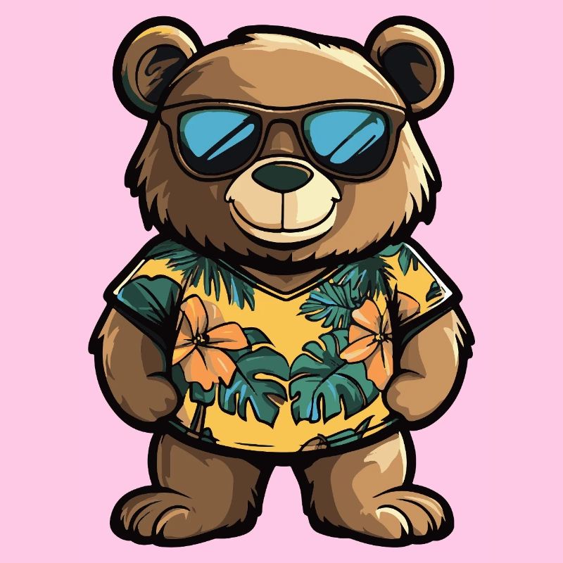 Bear Comic Vacation