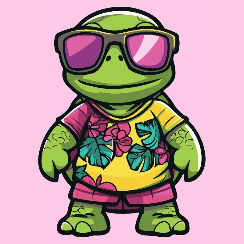Turtle Comic Holiday
