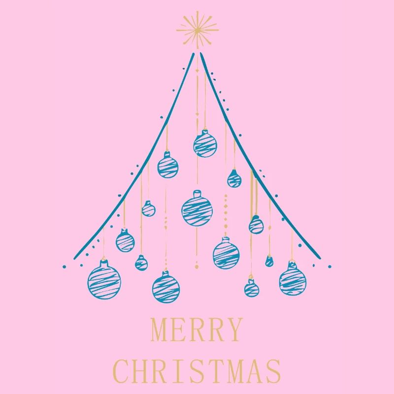 Joyeux Noël - Conception d’arbre de Noël.