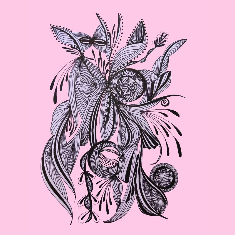 Fleur de ligne violette
