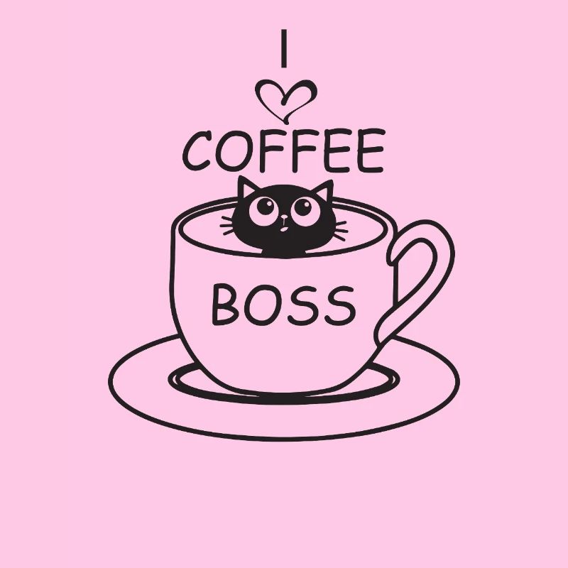 Chat de café