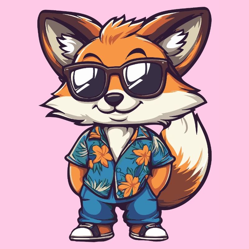 Fuchs Comic Urlaub