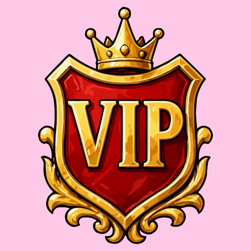 VIP Wappen Krone Emblem