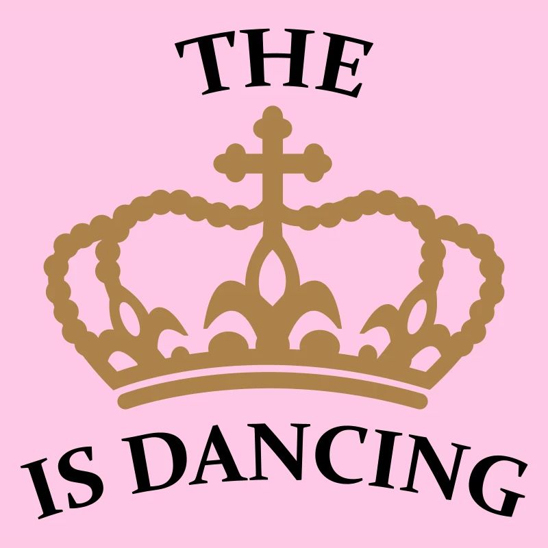 The king is dancing
