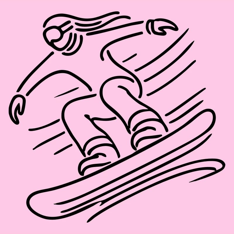 Snowboarder Snowboard
