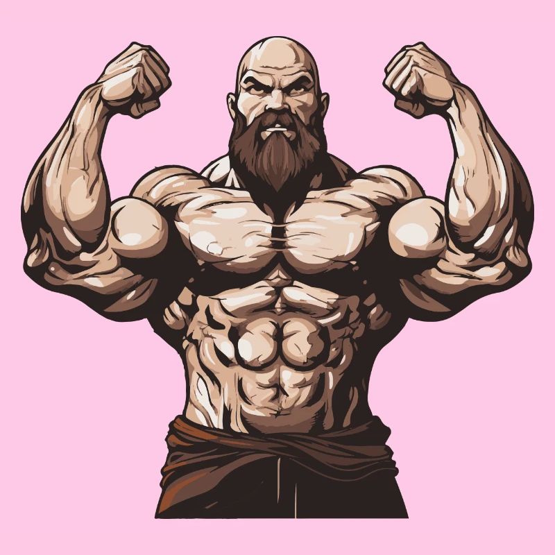 Bodybuilder Gym Muscles