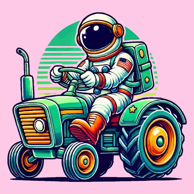 Astronaut Traktor