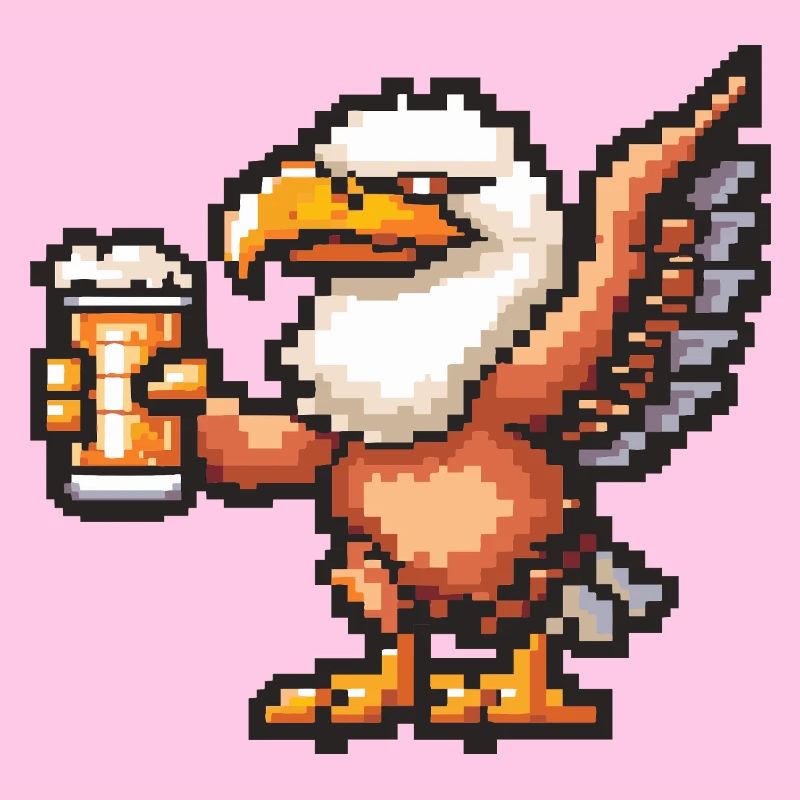 Adler Pixel Bier