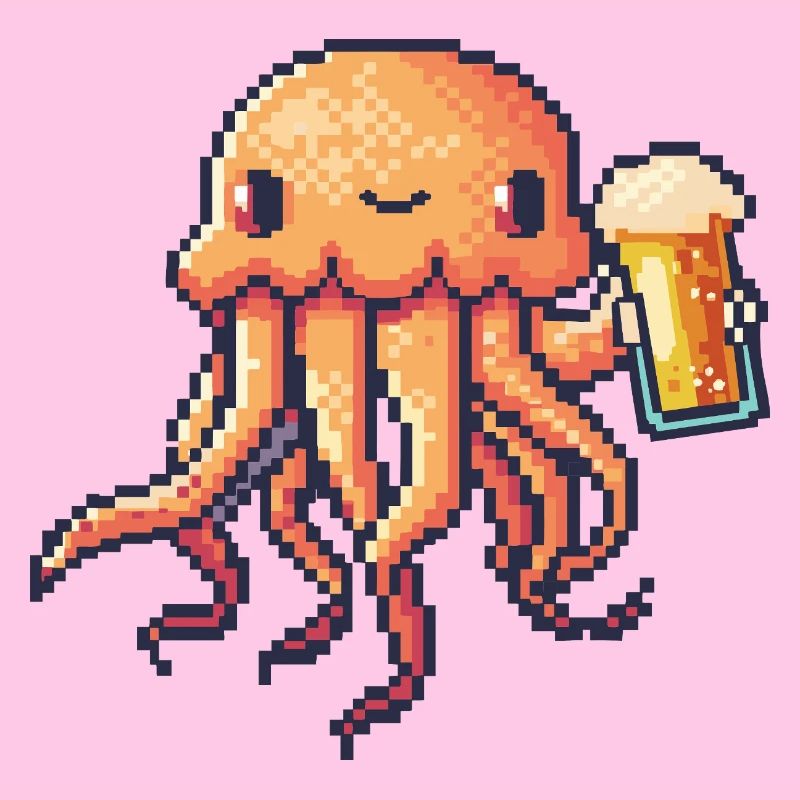 Méduse Pixel Bière