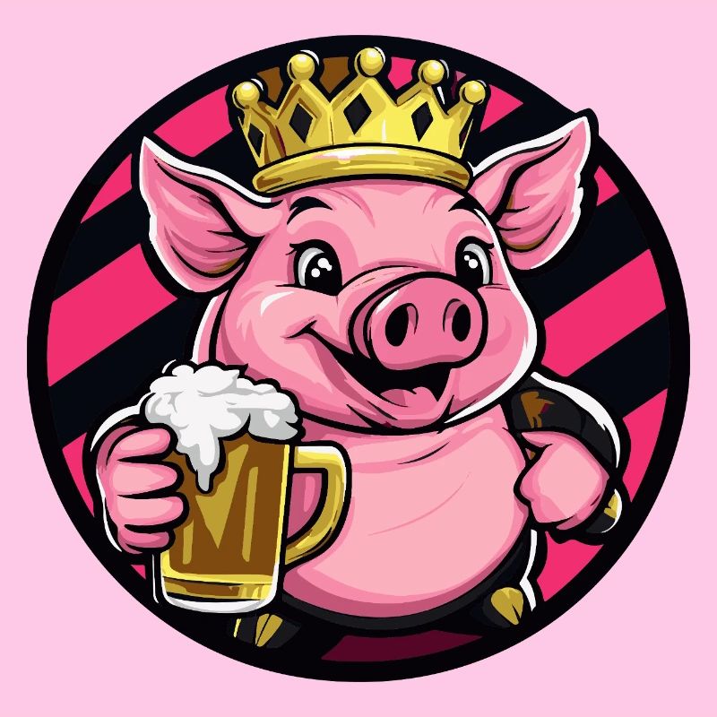 Schwein Bier