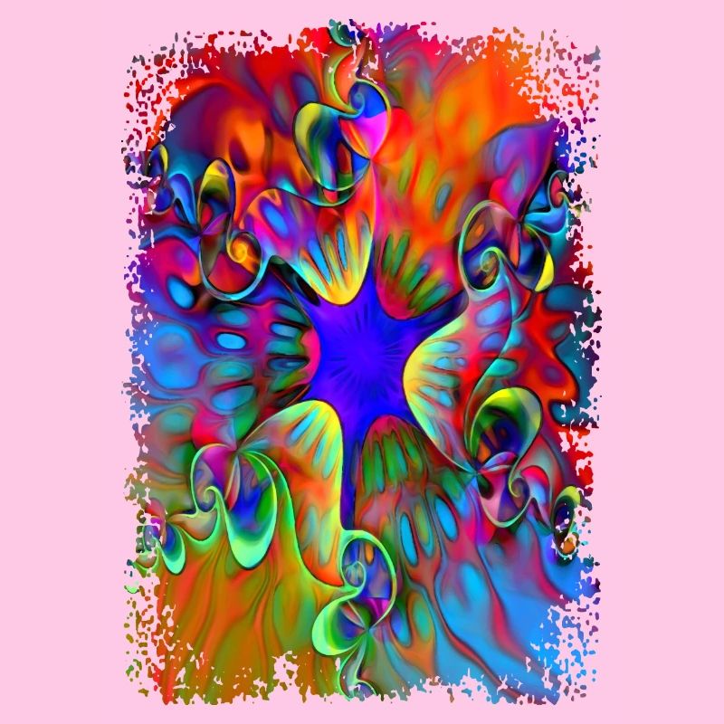 flower power psychédélique