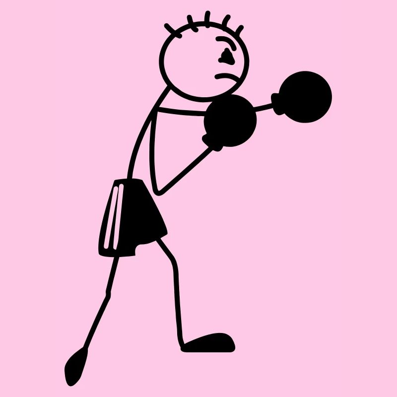 Boxfigur Strichmännchen