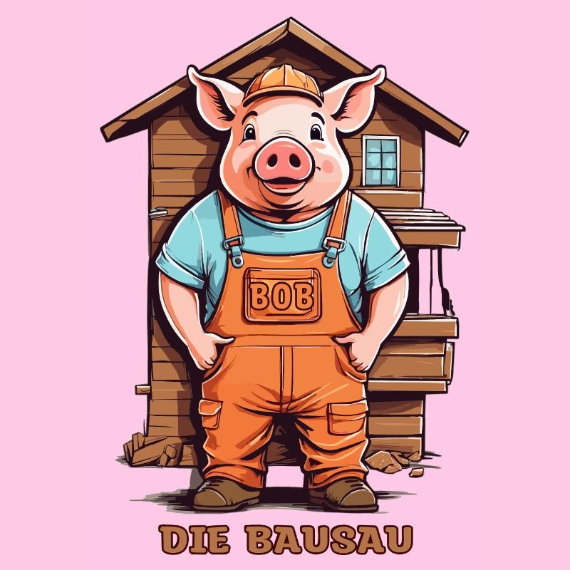 Bob la truie de construction, cochon artisan