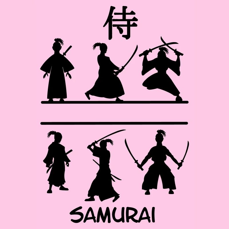 Samurai with swords