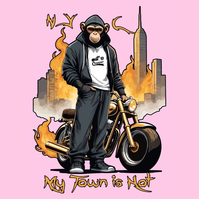 Biker Affe