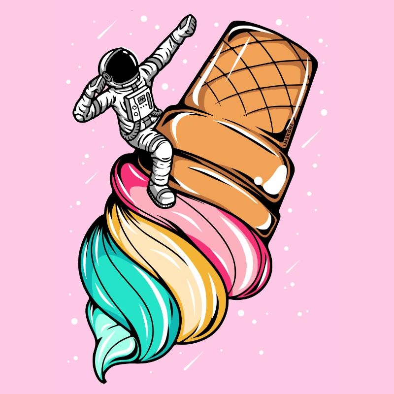 Weltraum-Eis-Astronaut