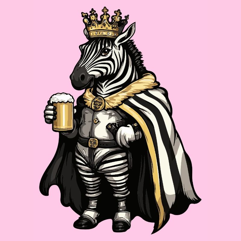 Zebra Bier Lustig