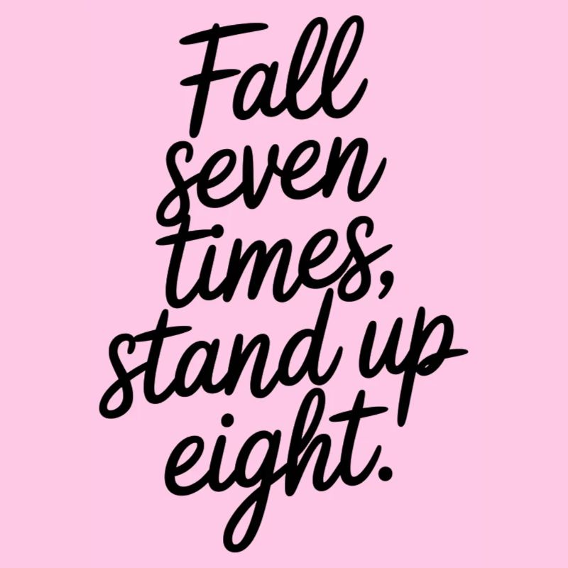 Never give up
