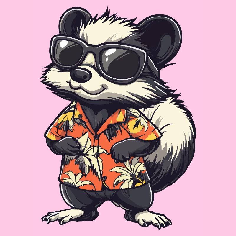 Skunk Comic Holiday