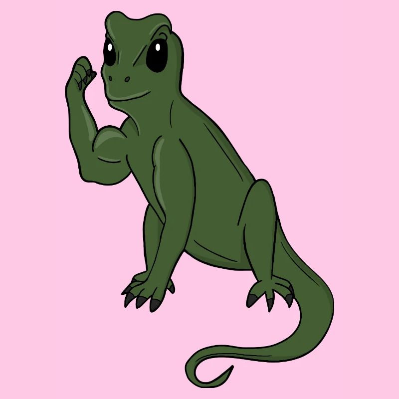 Lézard vert Flex