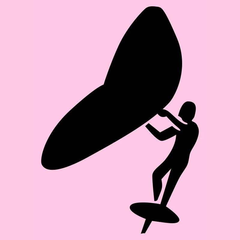 Wingfoil minimalistic logo