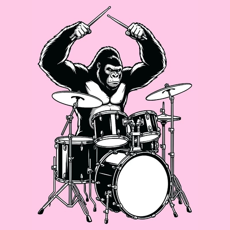 Drummer Gorilla - drums