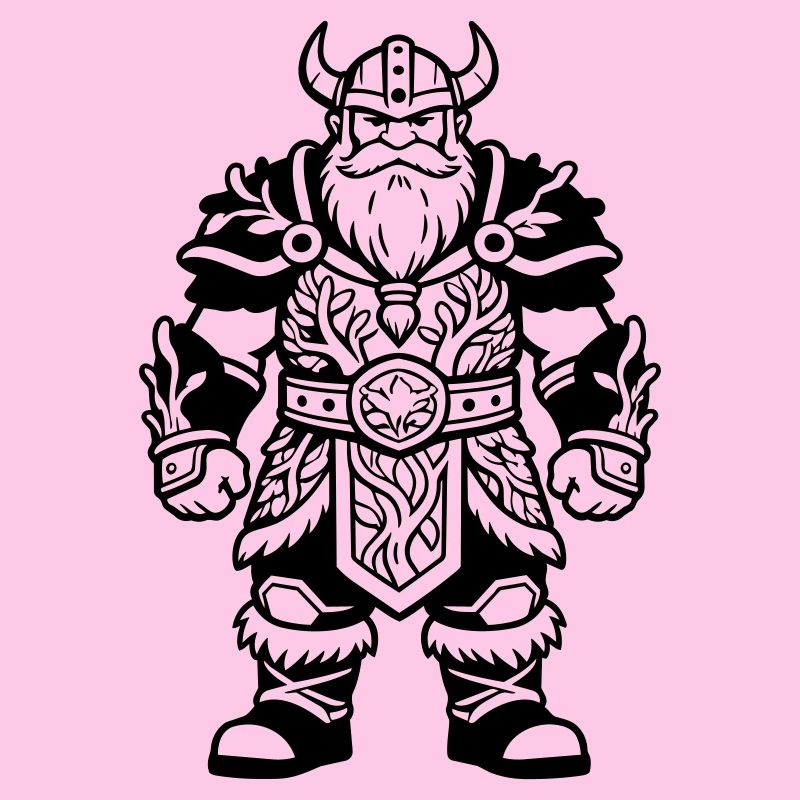 Dwarf with armor