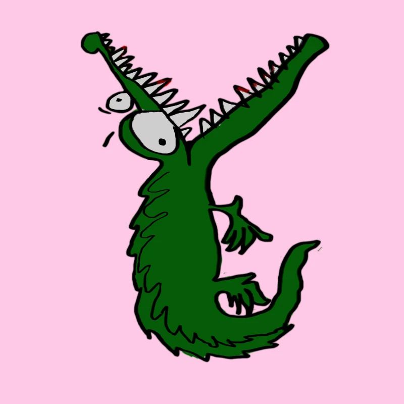 hungry crocodile