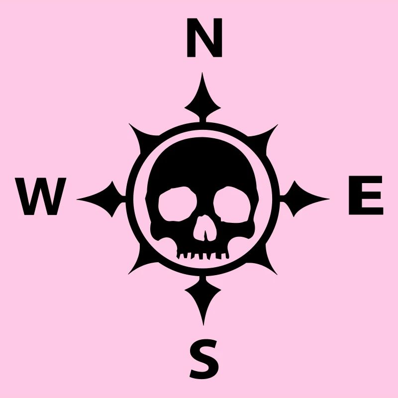 Skull Kompass Schädel