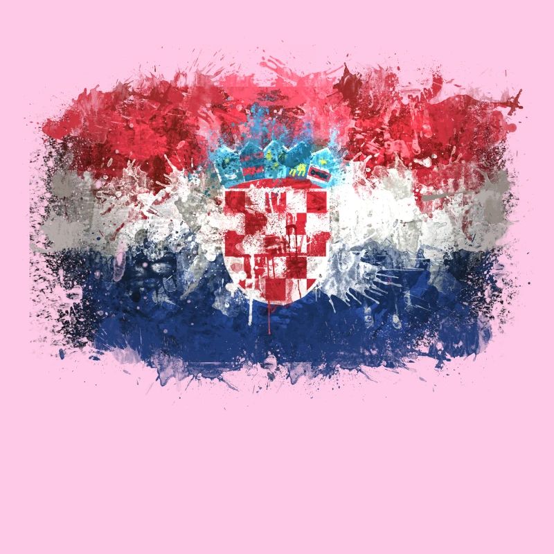 Drapeau croate Graffiti
