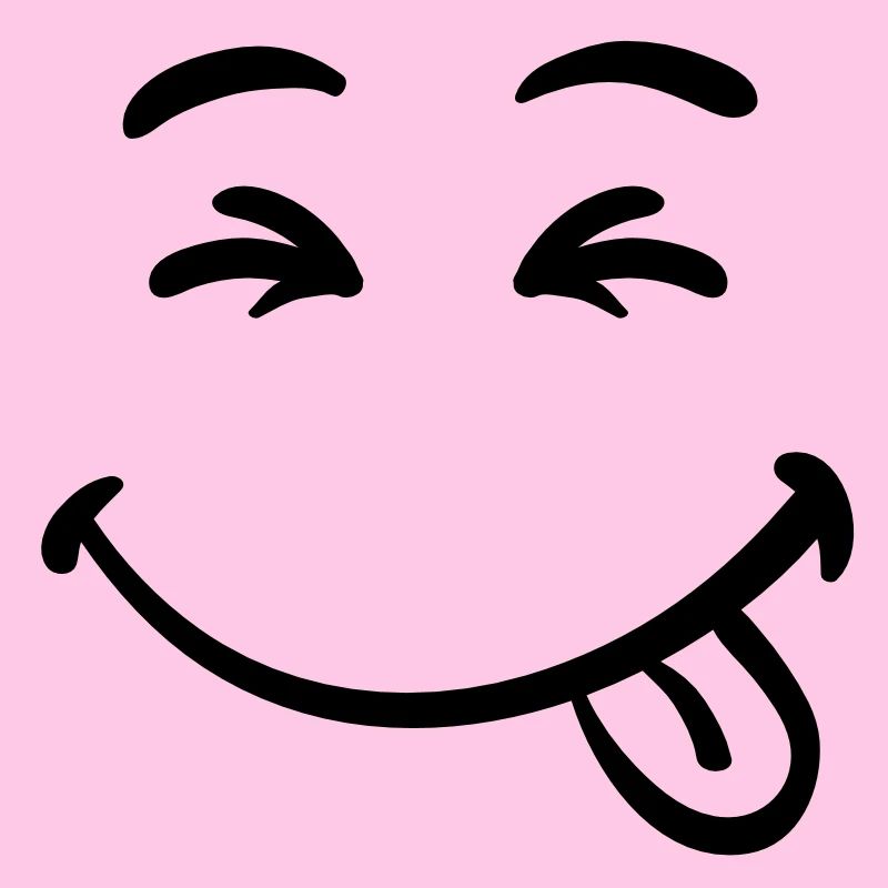 smiley face laughing
