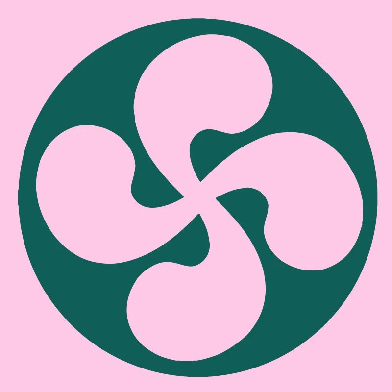 Croix basque extrudé