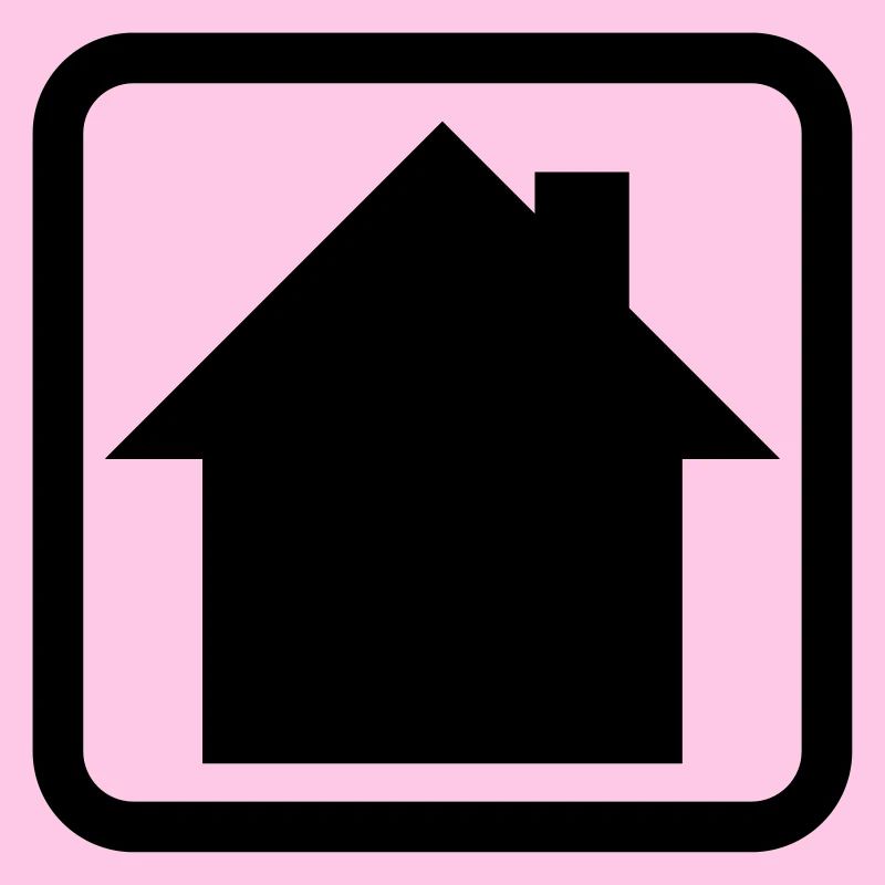 Haus Logo Button Symbol